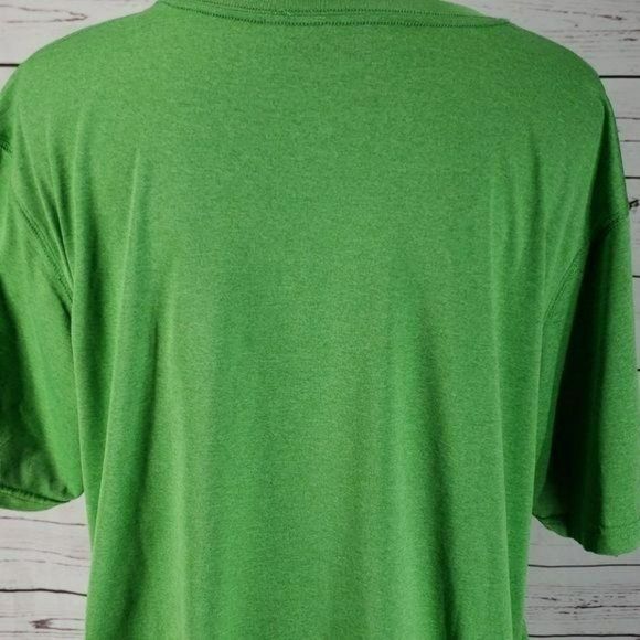 Reebok Men's‎ 90s Green Athletic Short Sleeve Shirt Size XL - Picture 4 of 6